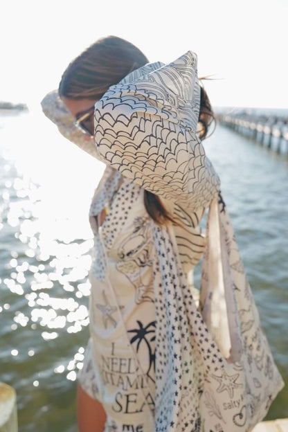 Set Camicia & Shorts con Stampa Marina – Stile Rilassato e Creativo