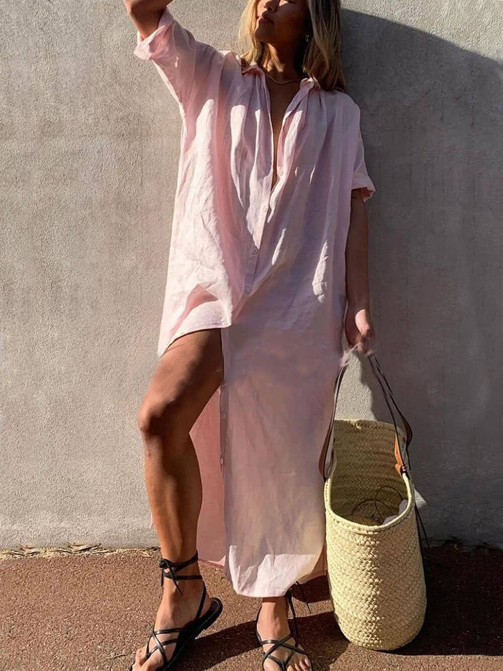 Abito Camicia Lungo “Concept” – Semplicità con Stile